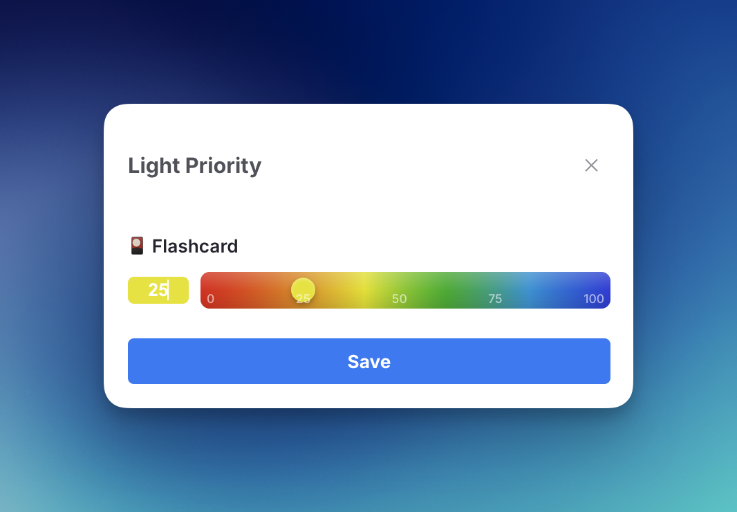 Light Priority Widget