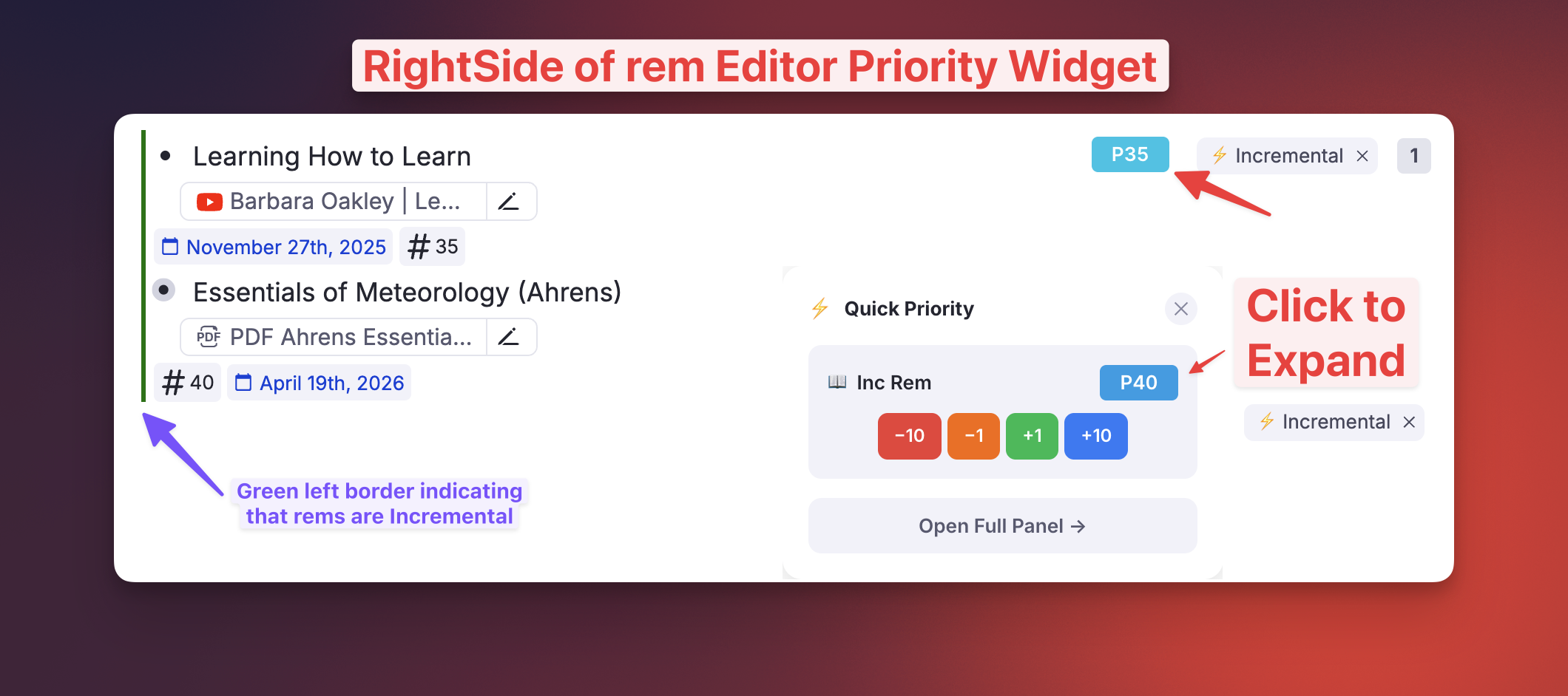 Priority Editor