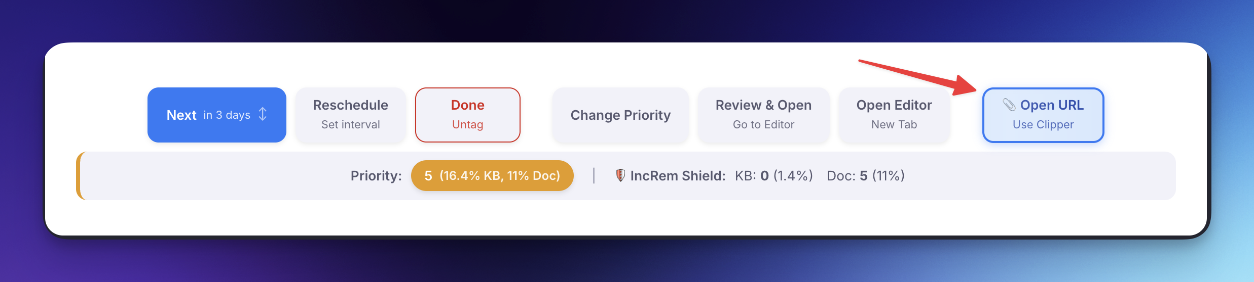 open url use clipper button