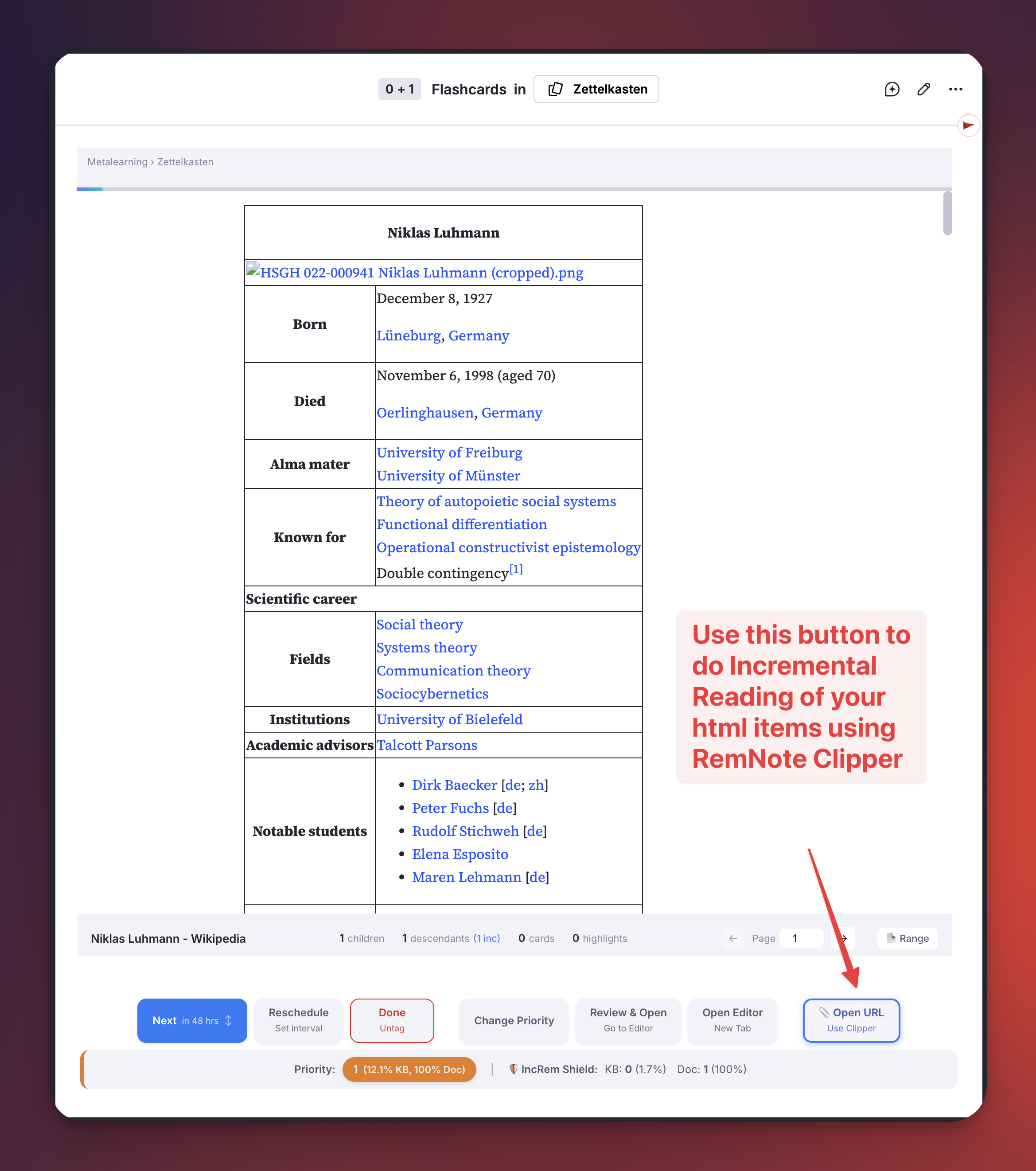 Open html IncRem in browser for Clipper